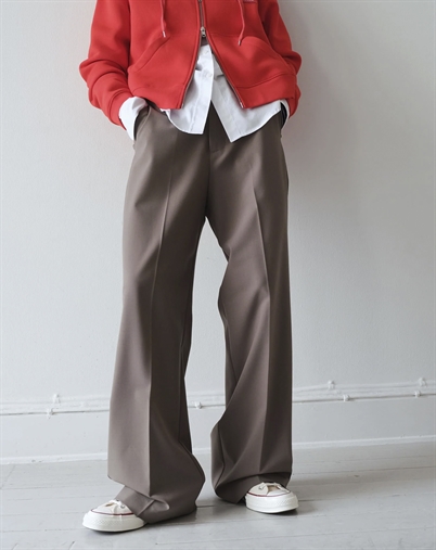 Mads Nørgaard - Dense Weave Carlson Bukser - Walnut